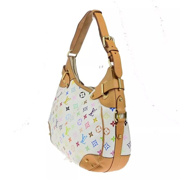LOUIS VUITTON Greta Shoulder Bag Monogram Multi Color White M40195 689RK926 - Picture 9 of 16